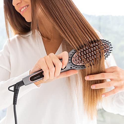 Cecotec - Ceramic Hair Straightener with Avocado Extract, Adjustable Temp 140-220ºC, Digital Display, Auto Shut-Off