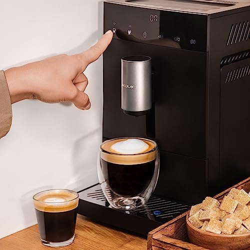Cecotec - Super Automatic Coffee Maker, 1350W, 19 Bars, Integrated Grinder