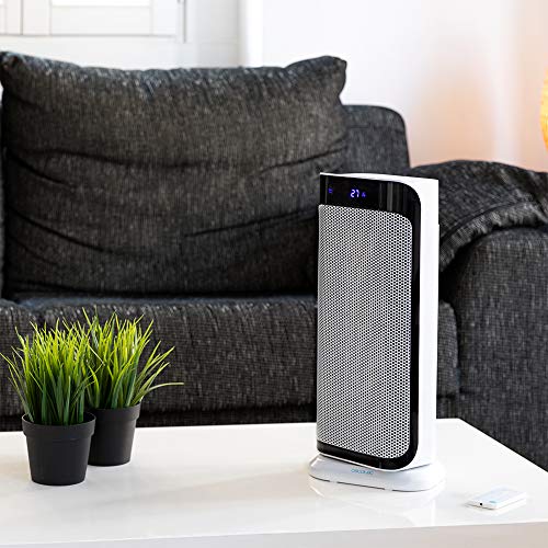 Cecotec - Smart Ceramic Heater 2000W with LED Display, 3 Modes, Remote Control