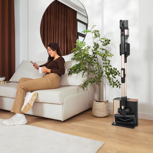 Cecotec - Wireless Vacuum Cleaner with 220AW Suction, 90 Min Runtime, Anti-Tangle Brush