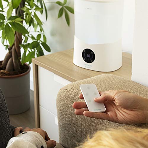 Cecotec - BreezeCare 2600 Light Smart Humidifier, 260 ml/h, 3.2L, Timer, Remote Control