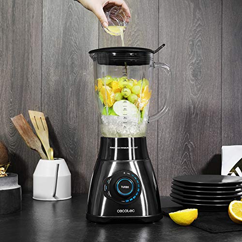 Cecotec Power Black Titanium 2500 MAX Smart Blender - 1800W Power & Smoothie Program