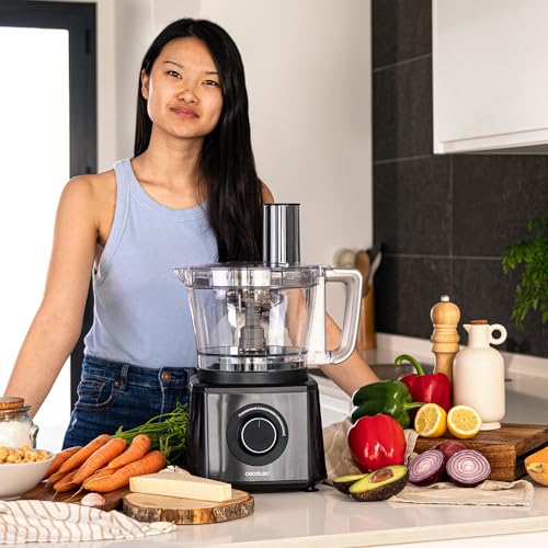 Cecotec Paprika 1300 Food Processor - 2000W Power & Stainless Steel