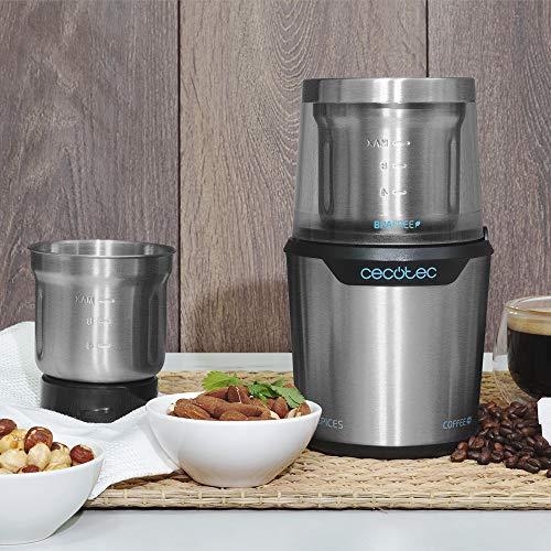 Cecotec TitanMill 300 DuoClean Electric Coffee and Spice Grinder With Safety Features
