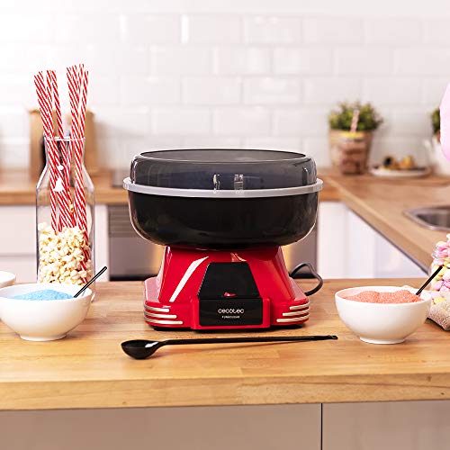Cecotec Fun & Sugar Candy Floss Machine - Retro Design, Easy to Clean