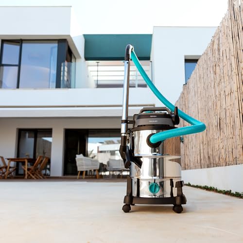 Cecotec Conga Rockstar Steel Pro Tool 08572 Wet and Dry Vacuum Cleaner - Powerful 1600W Suction