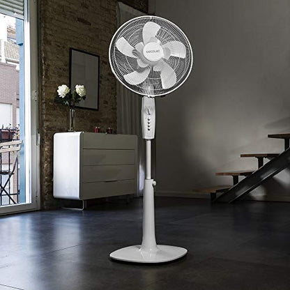 Cecotec - EnergySilence 1010 Floor Fan, 16 Inch, 60W, 3 Speeds, Timer, Oscillating