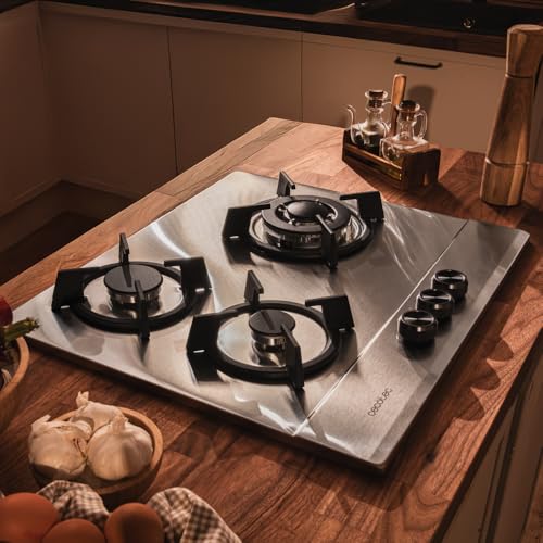 Cecotec Bolero Squad G 3200S Gas Hob - 3 Burners With WOK Power