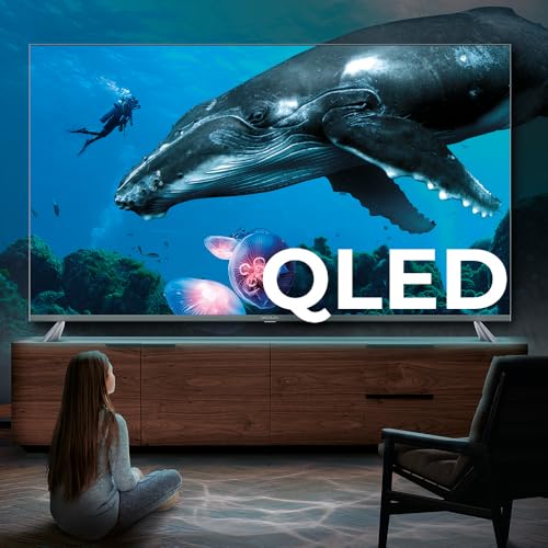 Cecotec - 75 Inch QLED Smart TV V2, 4K UHD, Android TV 11, Dolby Vision
