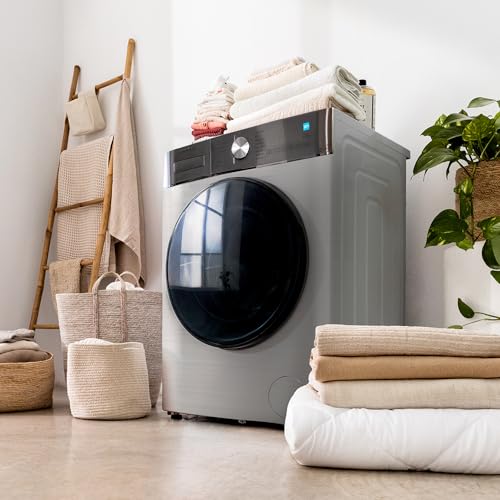 Cecotec - 9 kg DressCode 9800 Front-Loading Washing Machine with Inverter Motor & SteamMax