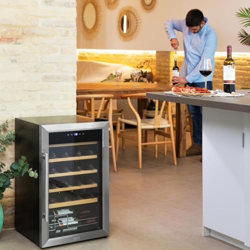 Cecotec Wine Cellar Bolero GrandSommelier 2450 - 24 Bottles With Adjustable Temperature
