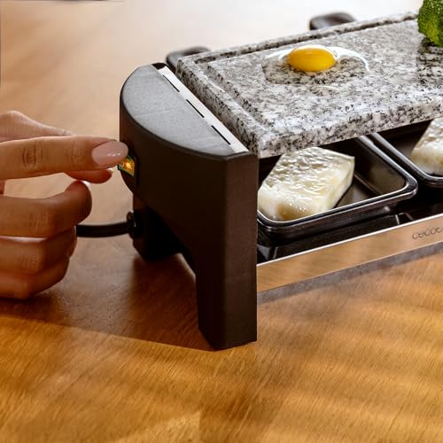 Cecotec Raclette Cheese & Grill 3200 - Smokeless Healthy Cooking