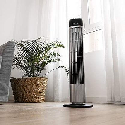 Cecotec - EnergySilence 850 Tower Fan, 84 cm, Oscillating, Quiet Operation