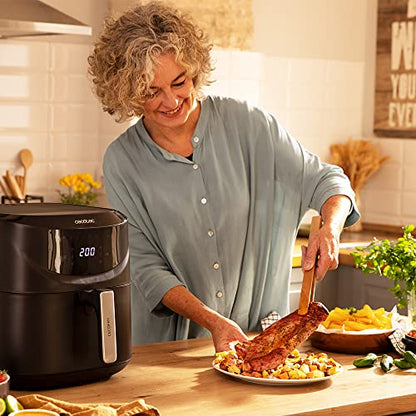 Cecotec - Digital 7.6L Airfryer with PerfectCook, 2000W Power, 8 Cooking Modes