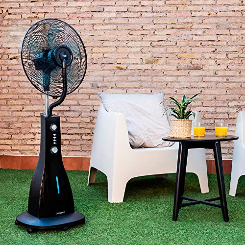 Cecotec - EnergySilence 590 Water Nebulizer Fan, 90W, 3 Speeds, 5 Blades, 3L Tank