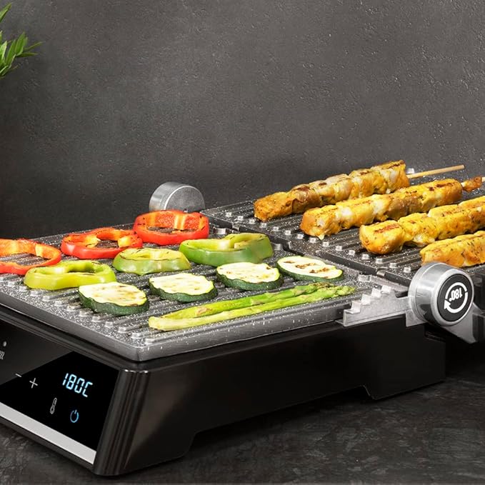 Cecotec Rock?nGrill Smart Electric Grill With 2000 W Power and Easy Cleanup