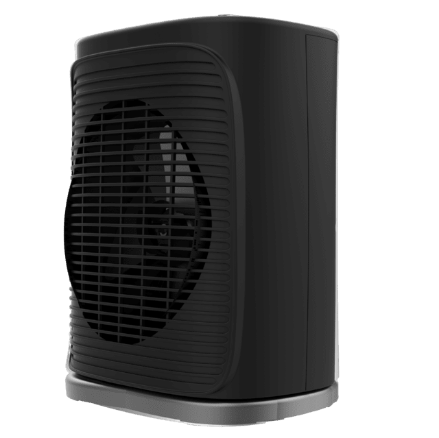Cecotec ReadyWarm 2050 Max Force Black Fan Heater with adjustable thermostat and lightweight design